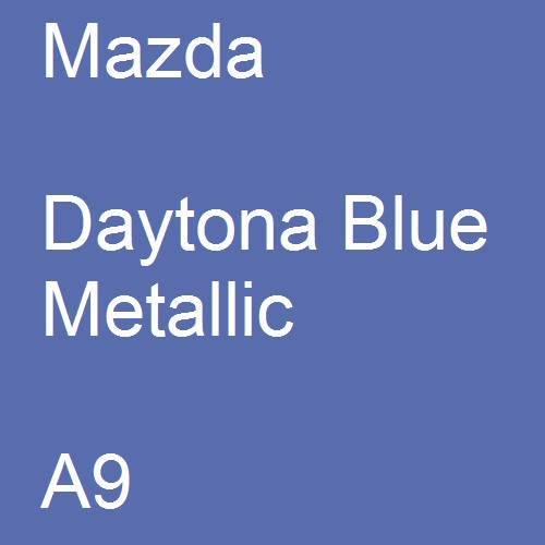 Mazda, Daytona Blue Metallic, A9.